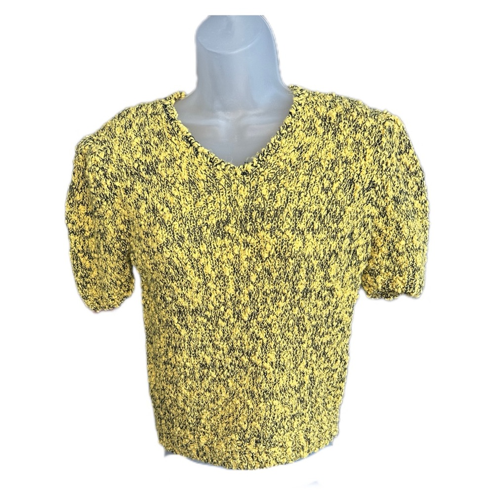 Vintage Rainbow Ridge Yellow and Black Women’s Sweater Size Small